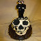 Cupcake Giant day of the Dead Wedding Cake
